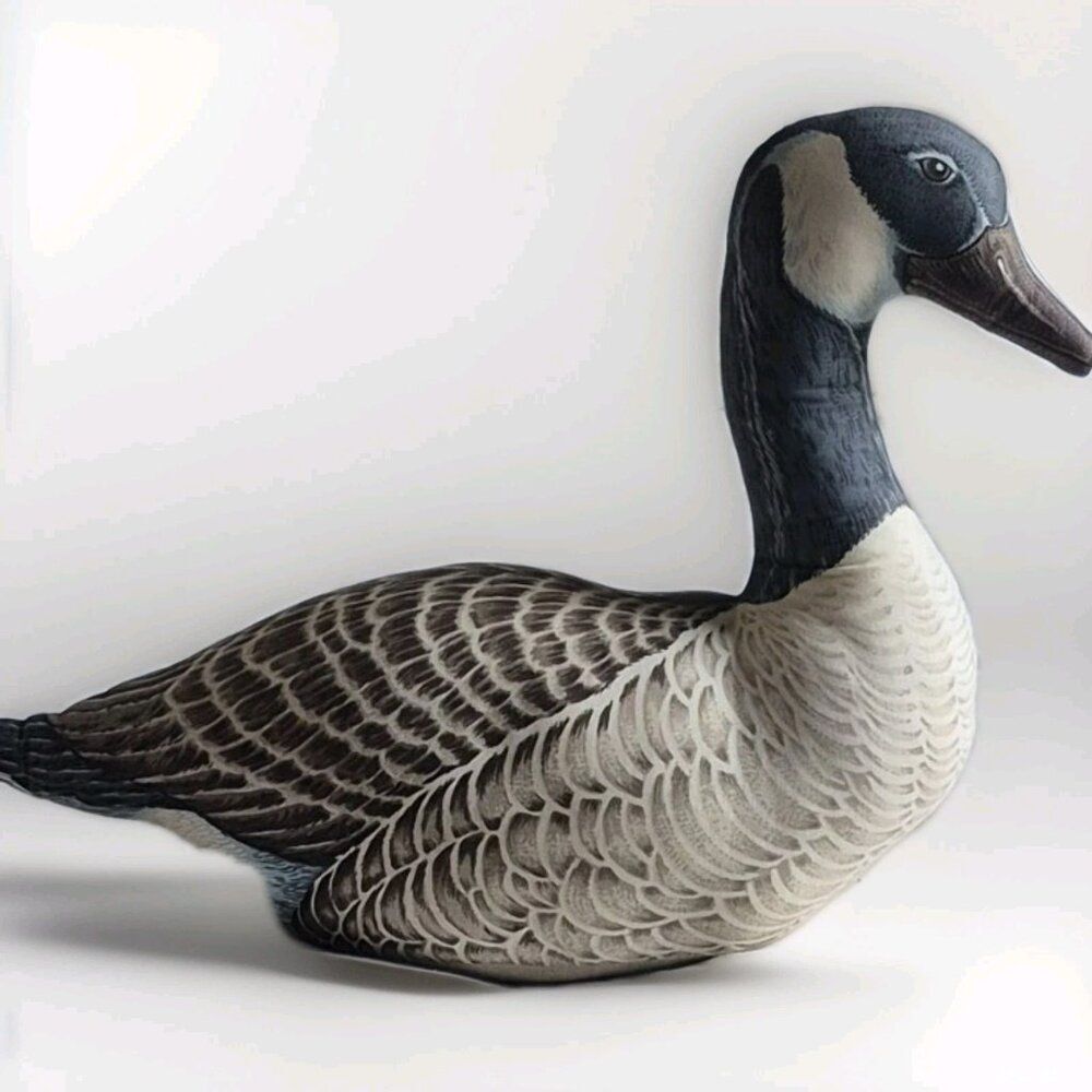 Vintage Canada Goose Plush Stuffed Animal Pillow | Folk Art | Door Stop